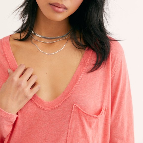 NWT Free People Betty Longsleeve / Sunset - Picture 3 of 3
